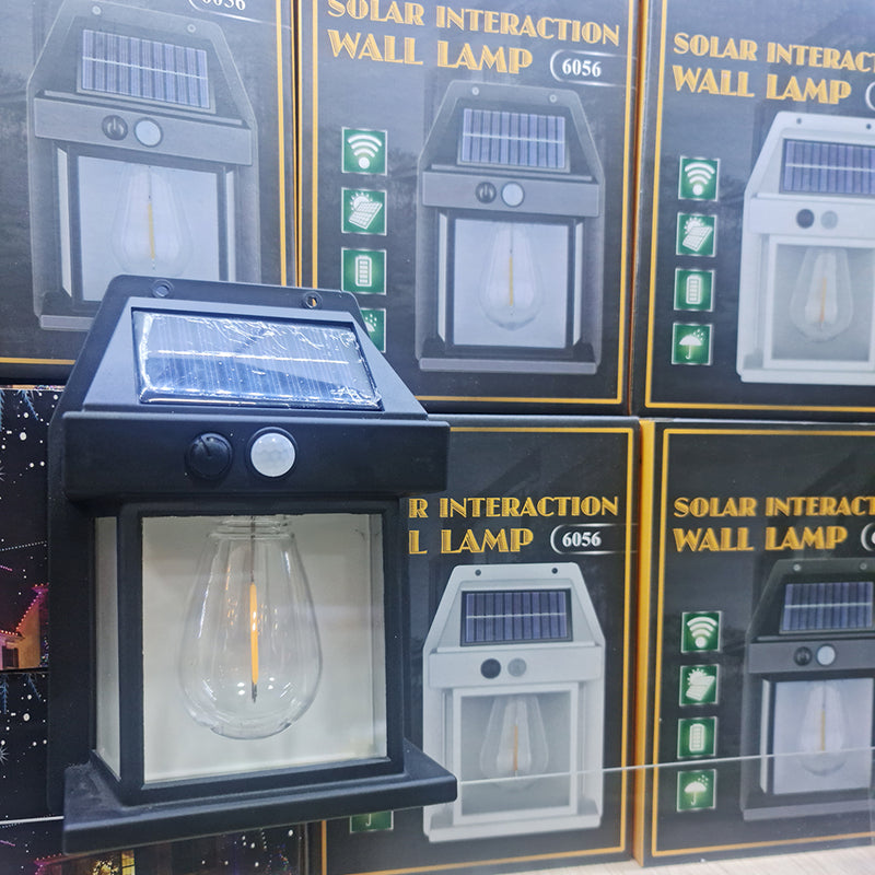 Lámpara solar con sensor de movimiento x2 Und