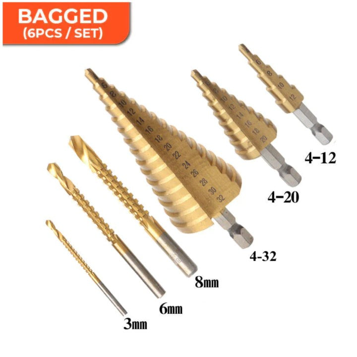 Juego de Brocas de Titanio（6pcs）