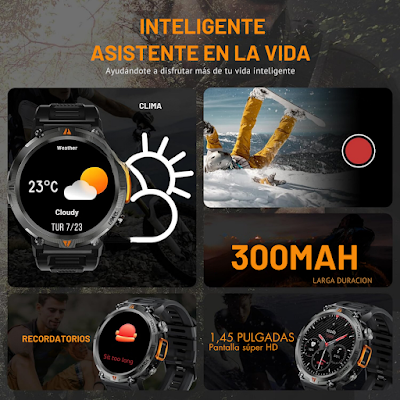 Smartwatch Militar KE3