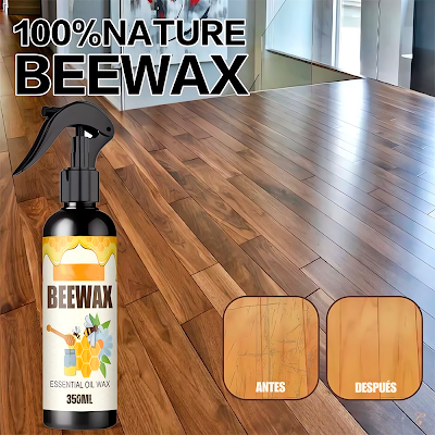 Spray de cera de abejas para pulir madera